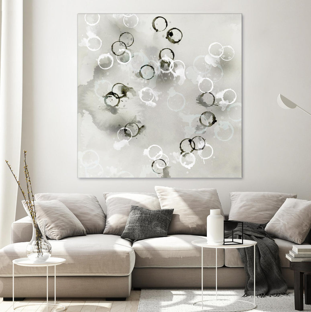 Stains I by PI Studio on GIANT ART - white abstract