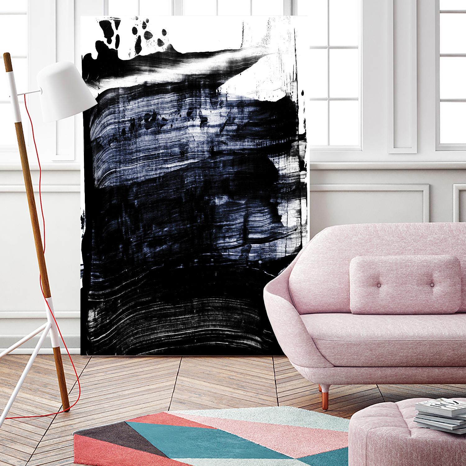 Squeegee II by PI Studio on GIANT ART - white abstract