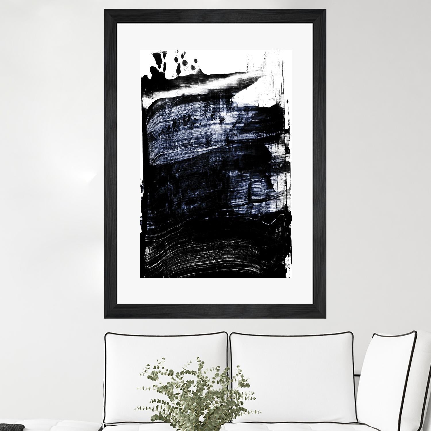 Squeegee II by PI Studio on GIANT ART - white abstract