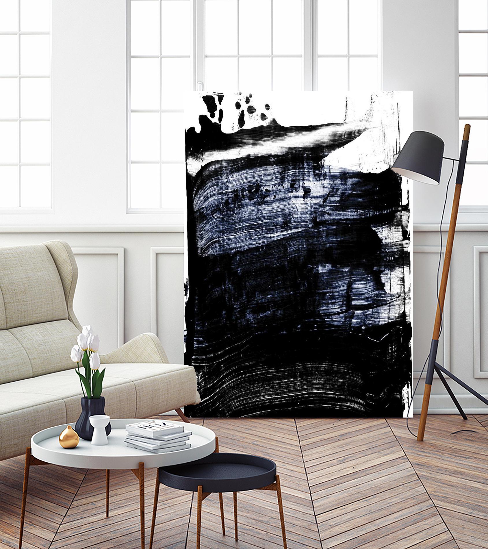 Squeegee II by PI Studio on GIANT ART - white abstract