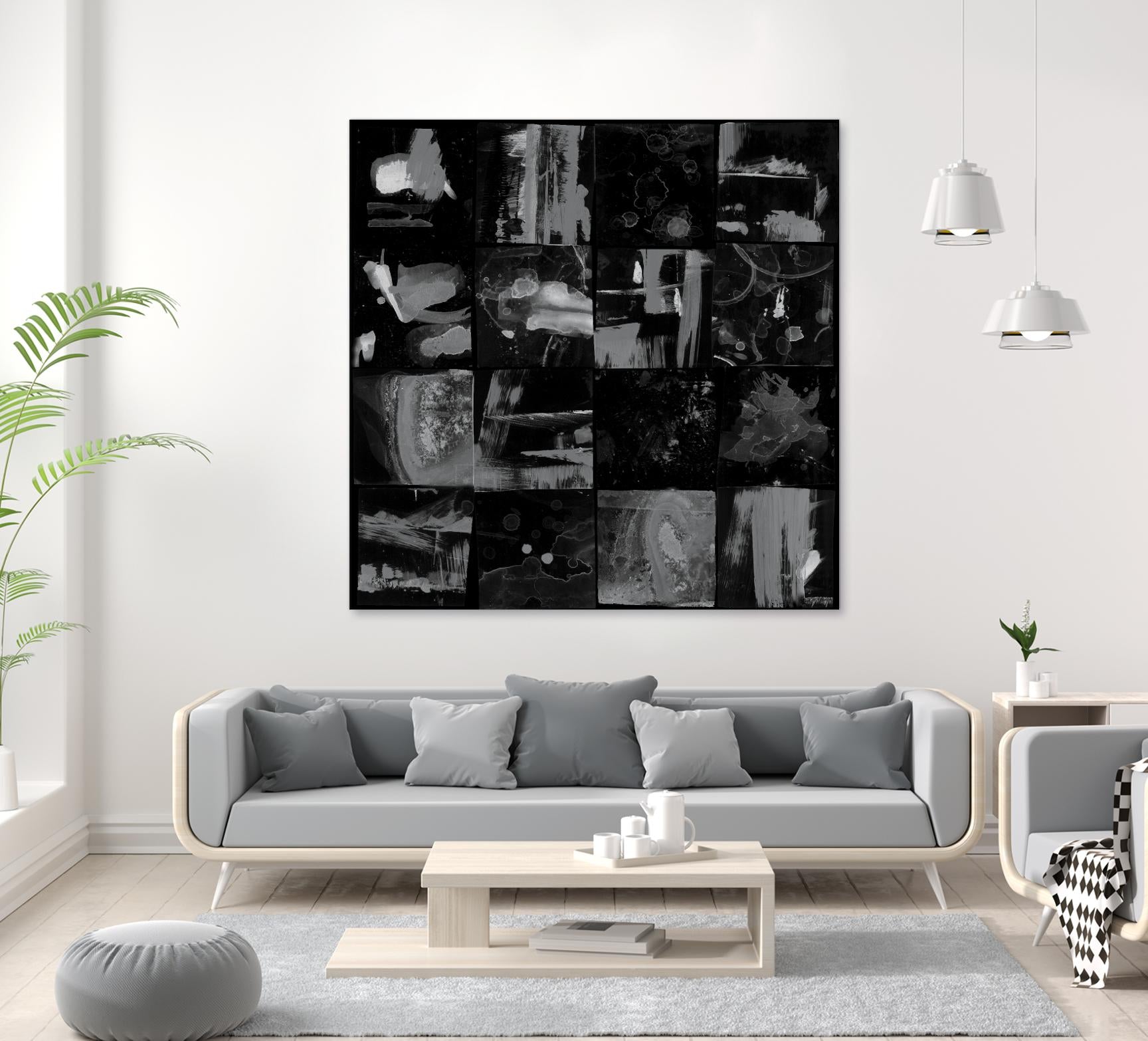 Tiled Textures by PI Studio on GIANT ART - grey abstract