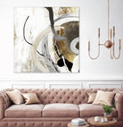 Teal - Tangled II Teal version by PI Studio on GIANT ART - grey abstract