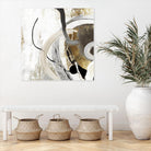 Teal - Tangled II Teal version by PI Studio on GIANT ART - grey abstract