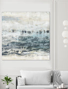 Black Waves by PI Studio on GIANT ART - blue abstract