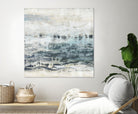 Black Waves by PI Studio on GIANT ART - blue abstract