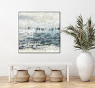 Black Waves by PI Studio on GIANT ART - blue abstract