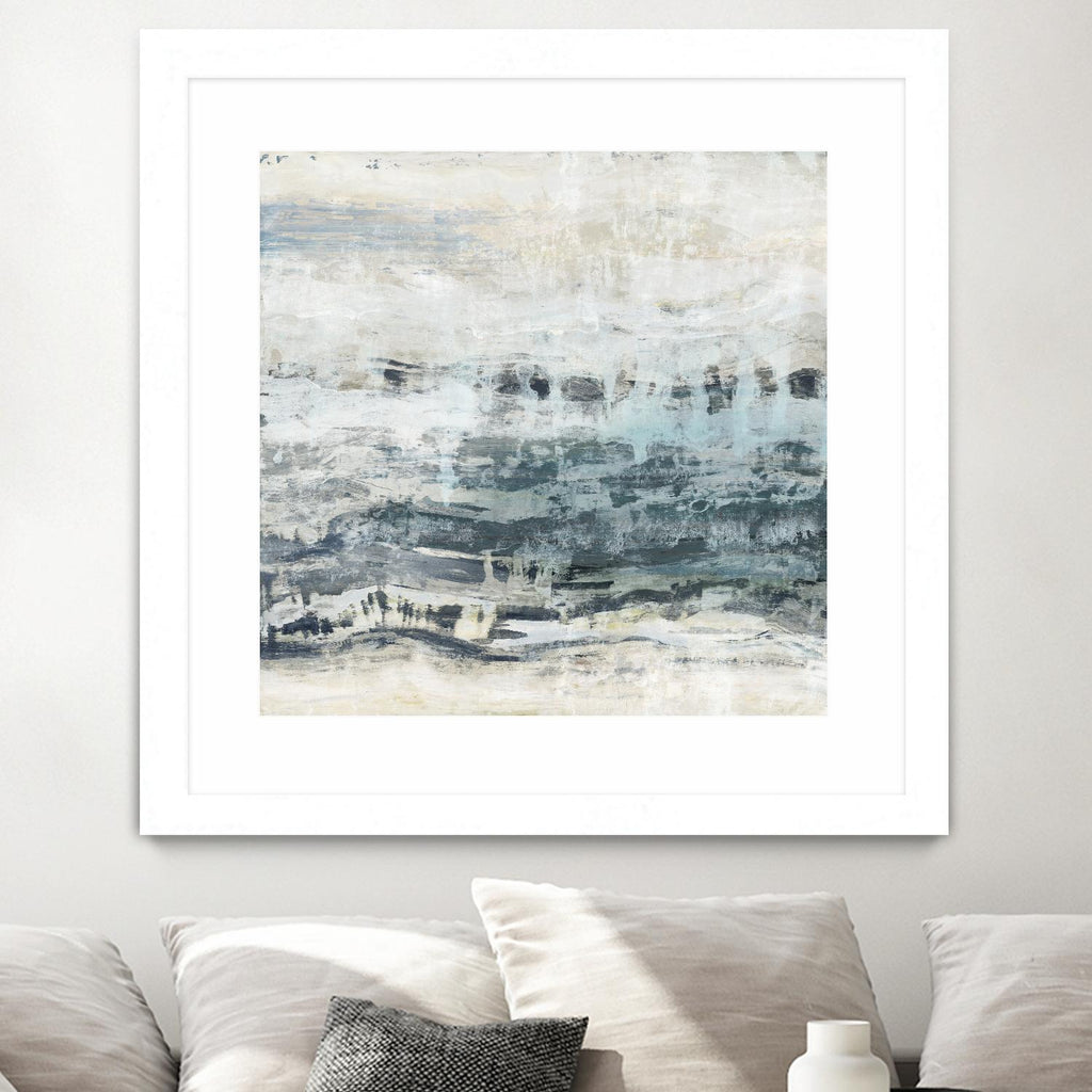 Black Waves by PI Studio on GIANT ART - blue abstract