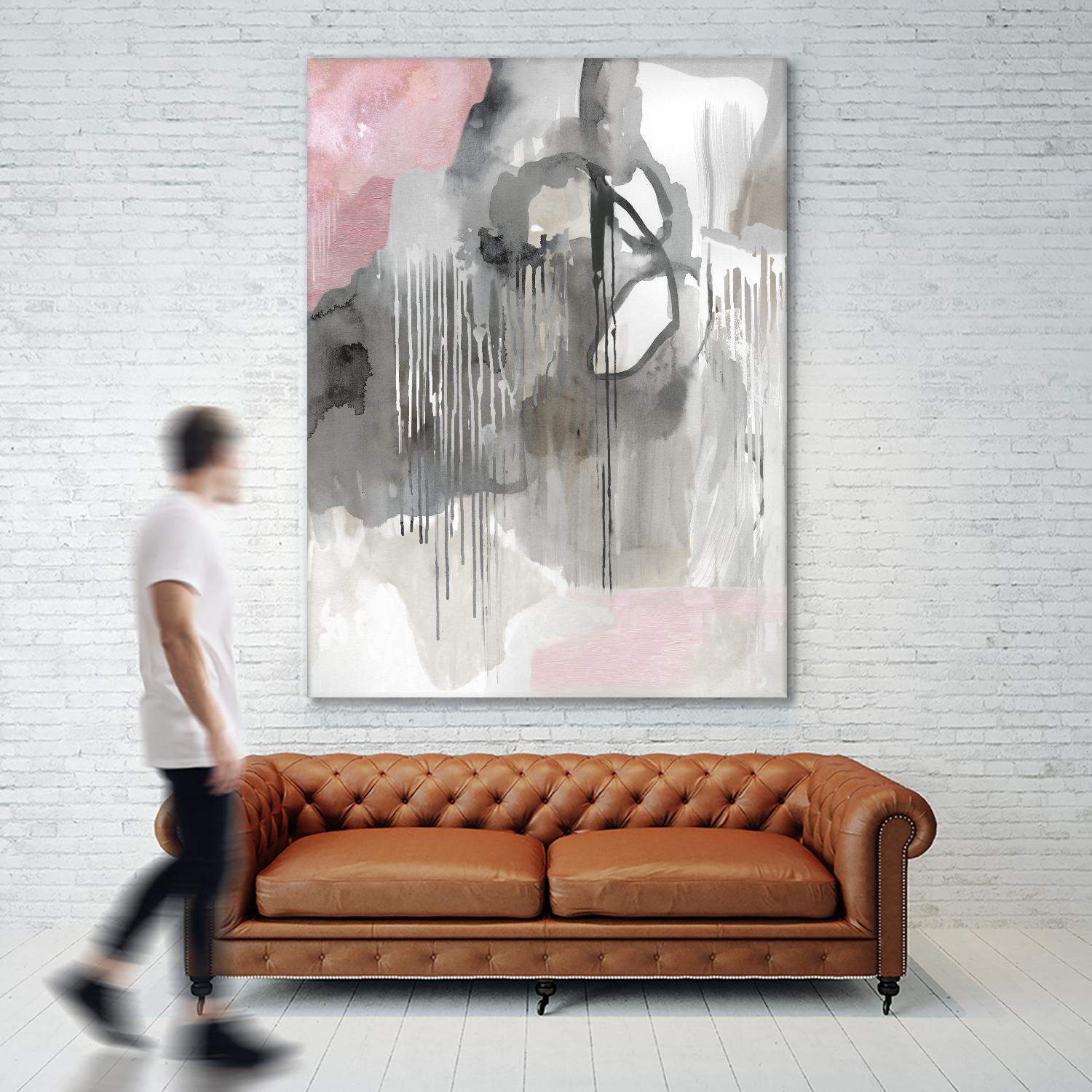 Muted Abstract by PI Studio on GIANT ART - pink abstract