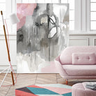 Muted Abstract by PI Studio on GIANT ART - pink abstract