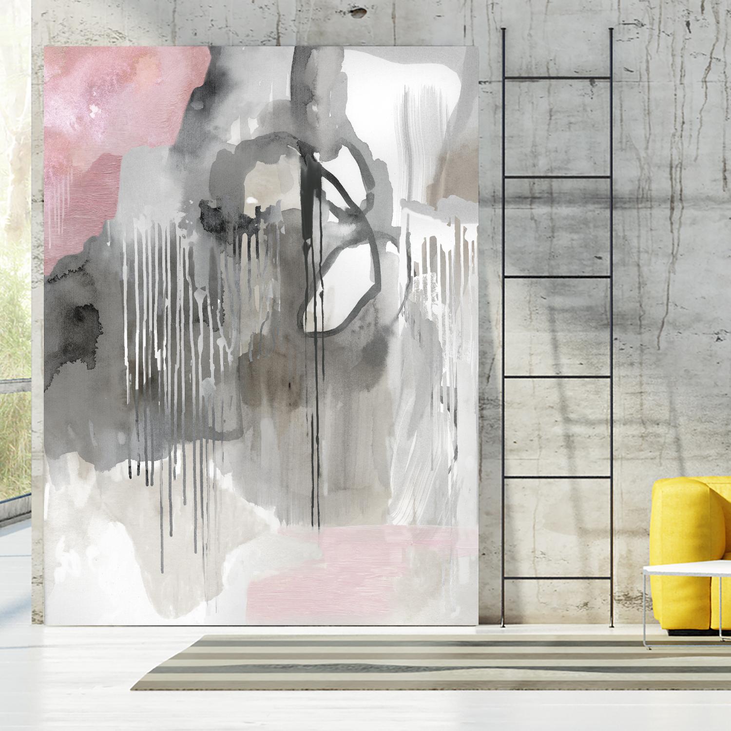 Muted Abstract by PI Studio on GIANT ART - pink abstract