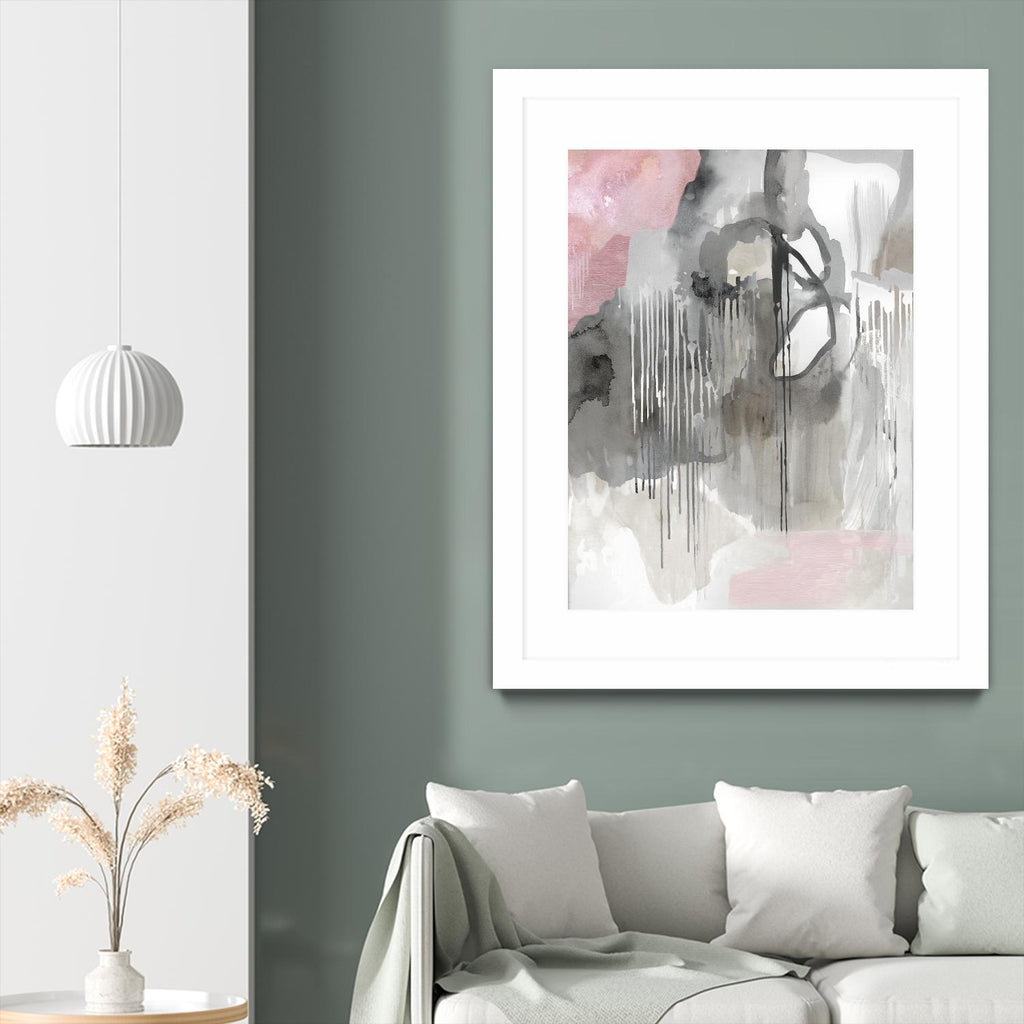 Muted Abstract by PI Studio on GIANT ART - pink abstract