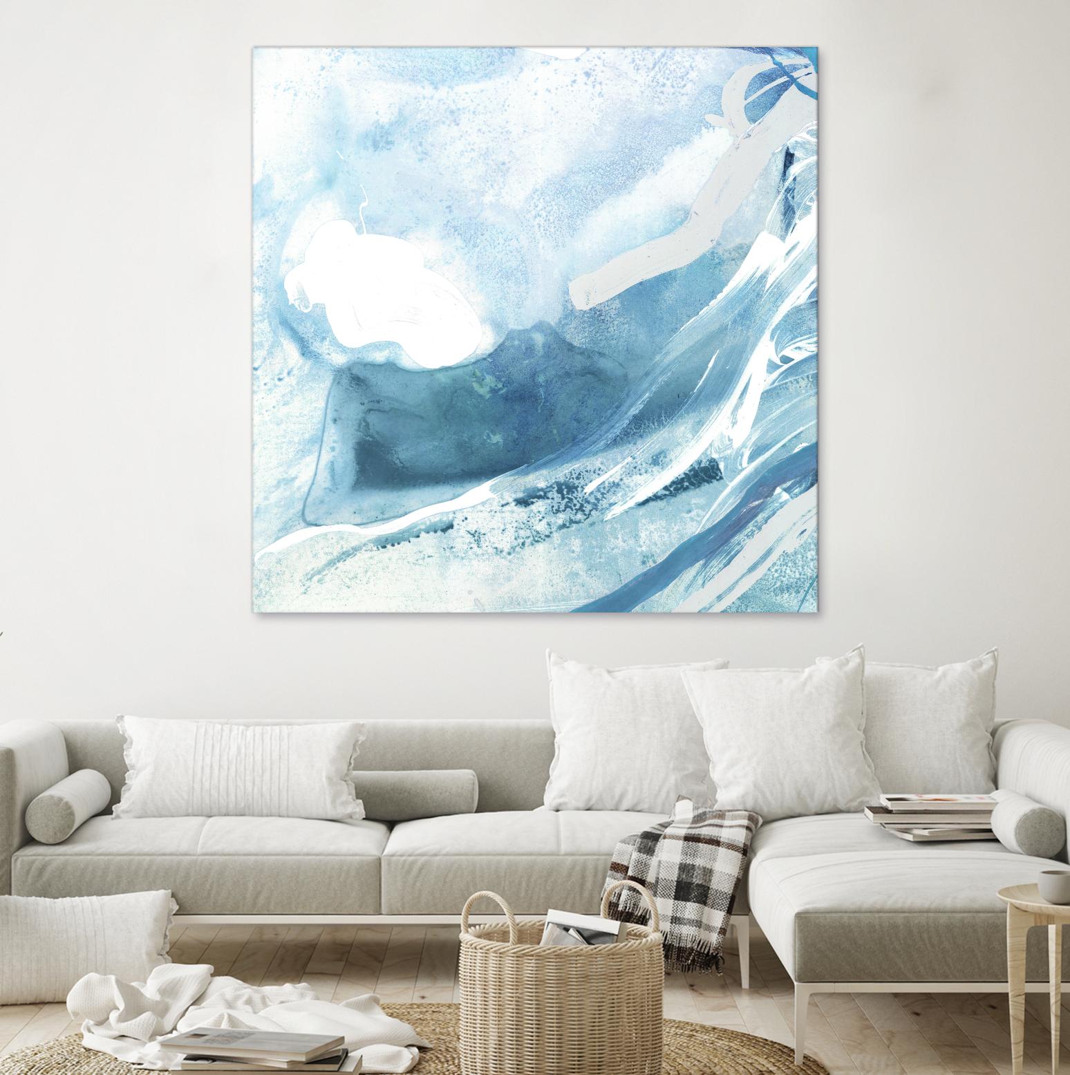 Water Pocket I by PI Studio on GIANT ART - white abstract
