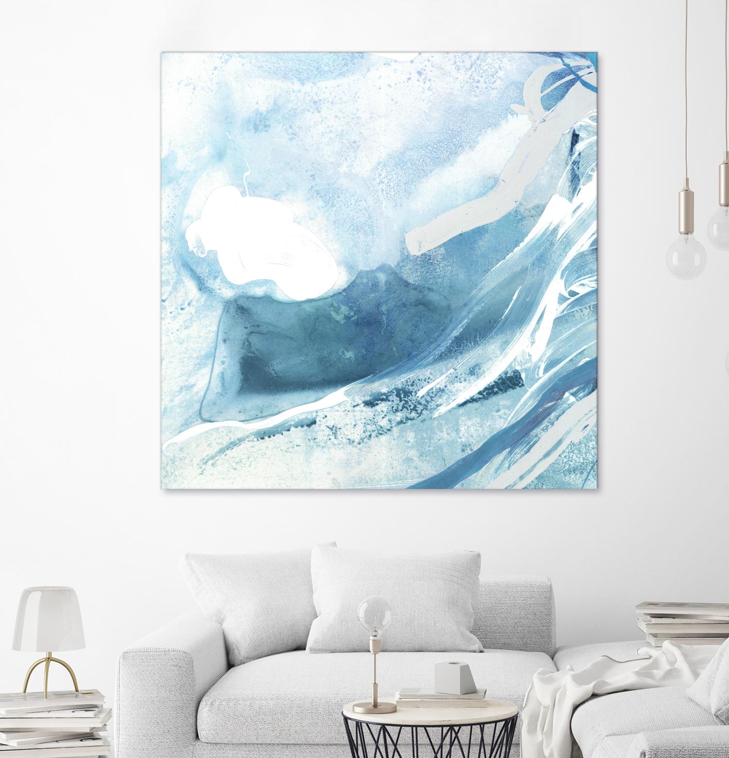 Water Pocket I by PI Studio on GIANT ART - white abstract