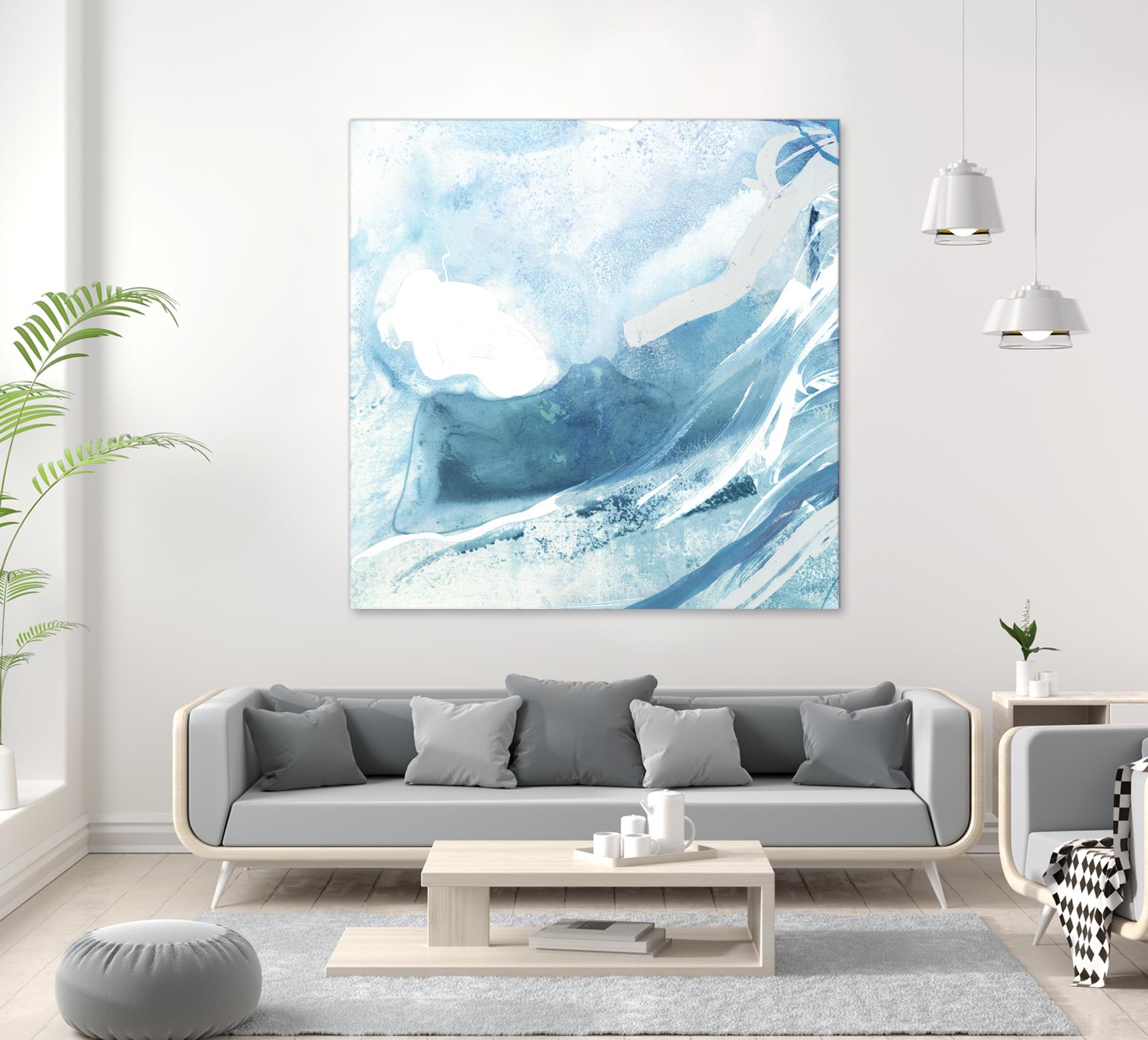 Water Pocket I by PI Studio on GIANT ART - white abstract