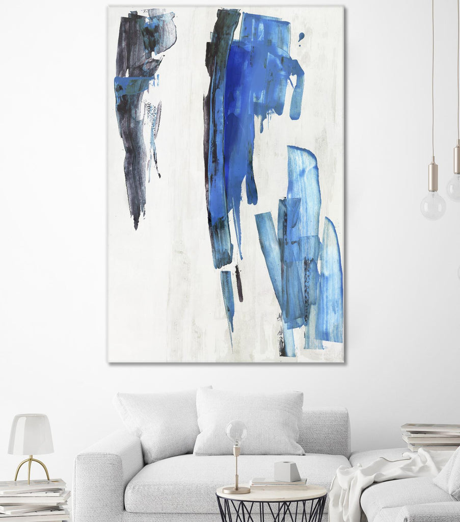 Touch of Black by PI Studio on GIANT ART - blue abstract