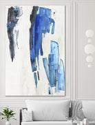 Touch of Black by PI Studio on GIANT ART - blue abstract