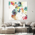 Glitchy Floral II by PI Studio on GIANT ART - blue abstract