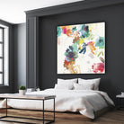 Glitchy Floral II by PI Studio on GIANT ART - blue abstract