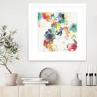 Glitchy Floral II by PI Studio on GIANT ART - blue abstract