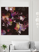 Glitchy Floral III by PI Studio on GIANT ART - pink abstract
