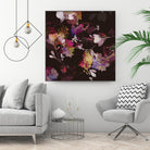 Glitchy Floral III by PI Studio on GIANT ART - pink abstract
