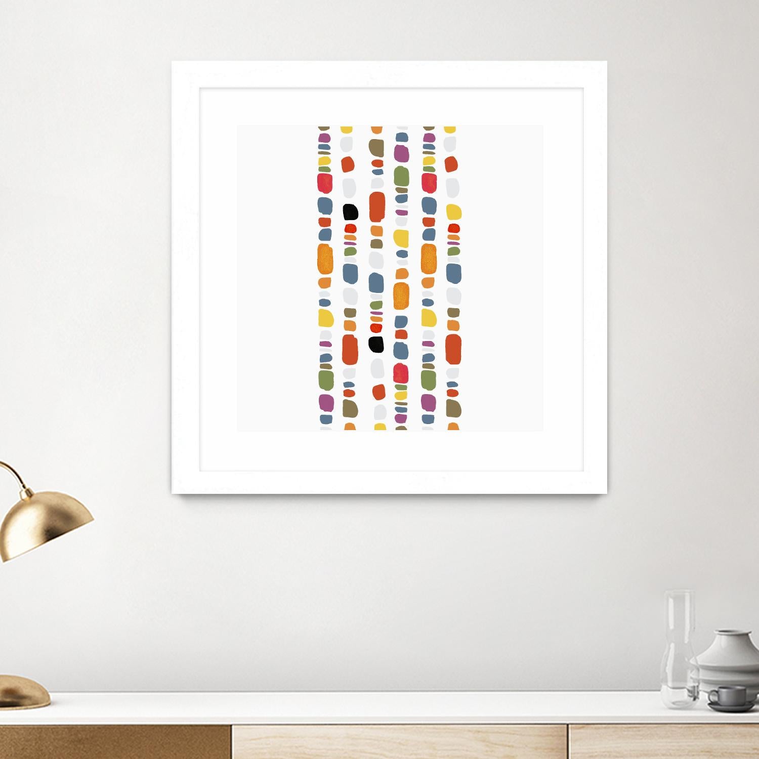 Pebble I by PI Studio on GIANT ART - orange abstract
