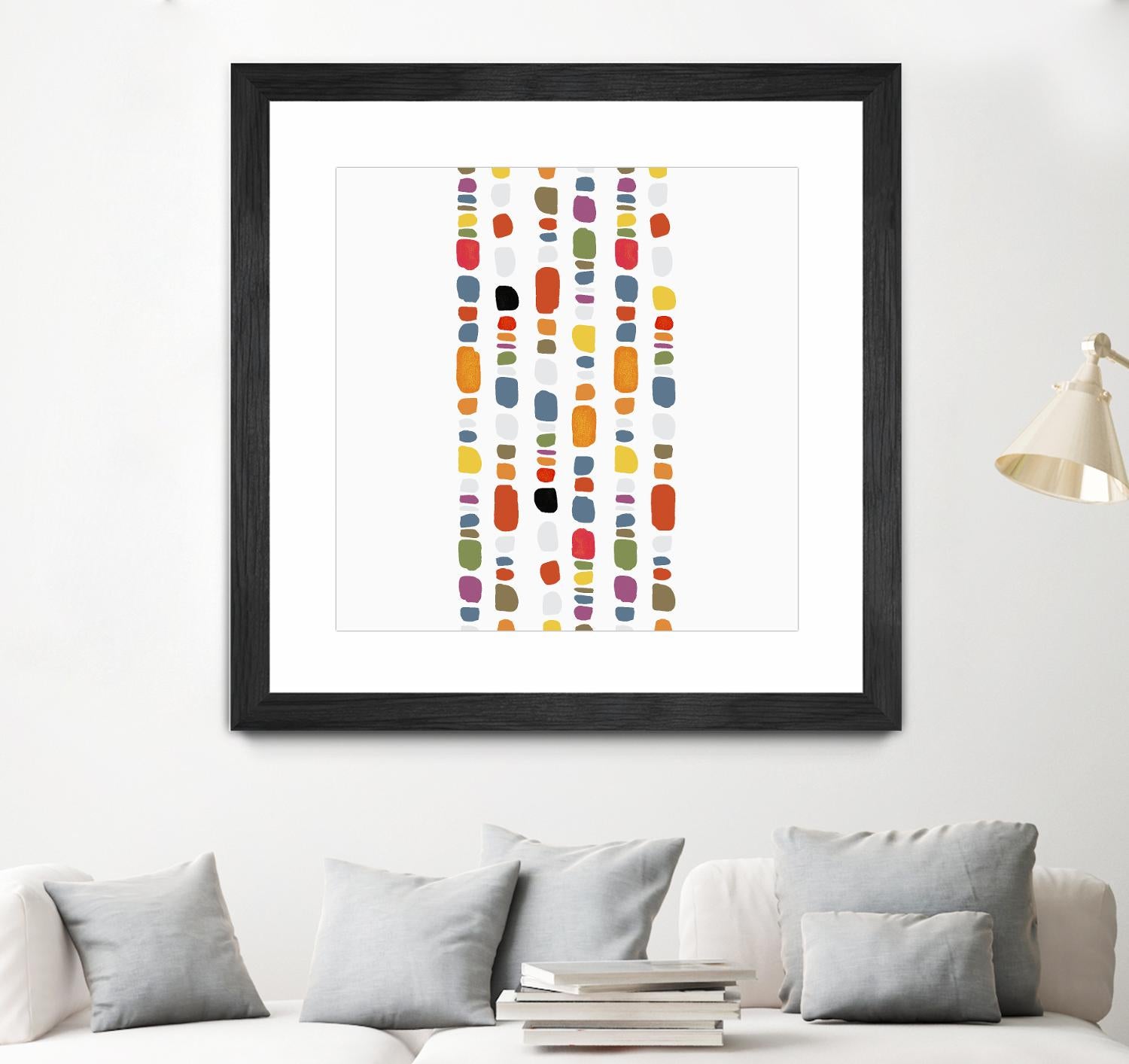 Pebble I by PI Studio on GIANT ART - orange abstract