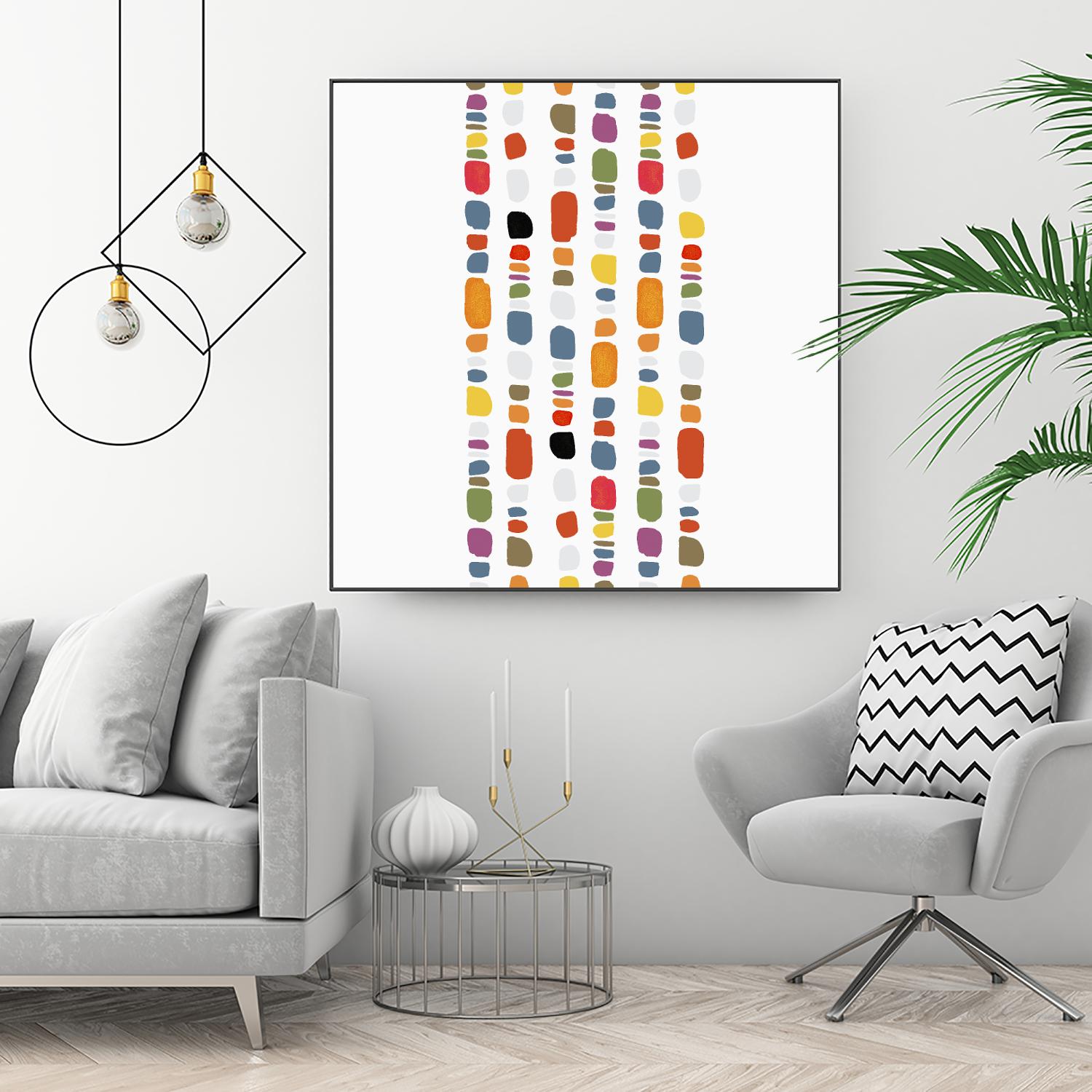 Pebble I by PI Studio on GIANT ART - orange abstract