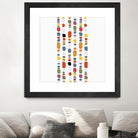 Pebble I by PI Studio on GIANT ART - orange abstract