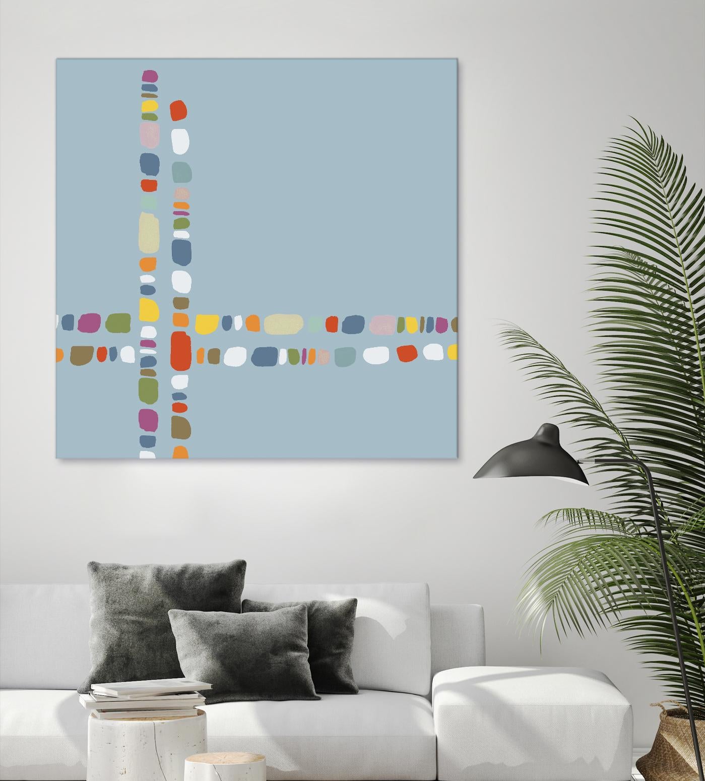 Pebble II by PI Studio on GIANT ART - white abstract