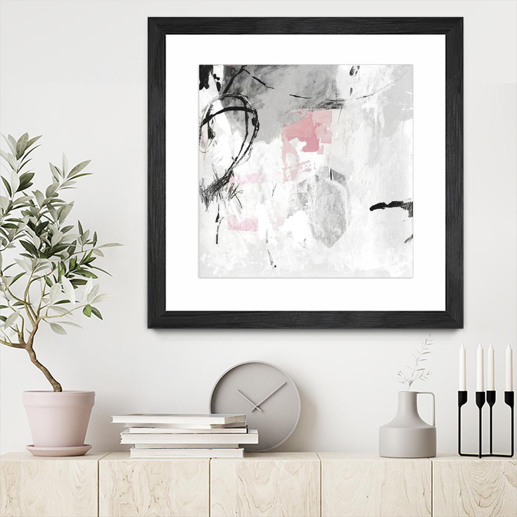 Gray Pink I by PI Studio on GIANT ART - white abstract