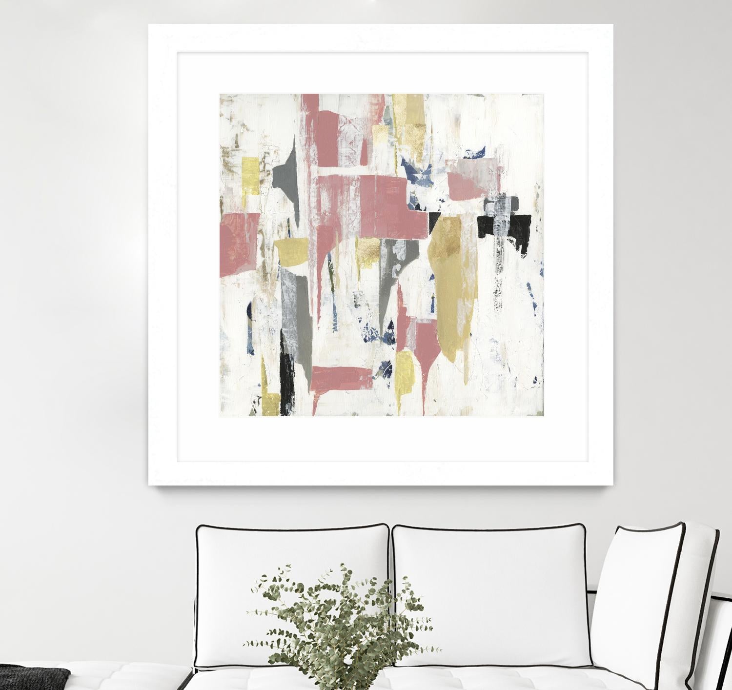 Mid Century by PI Studio on GIANT ART - yellow abstract