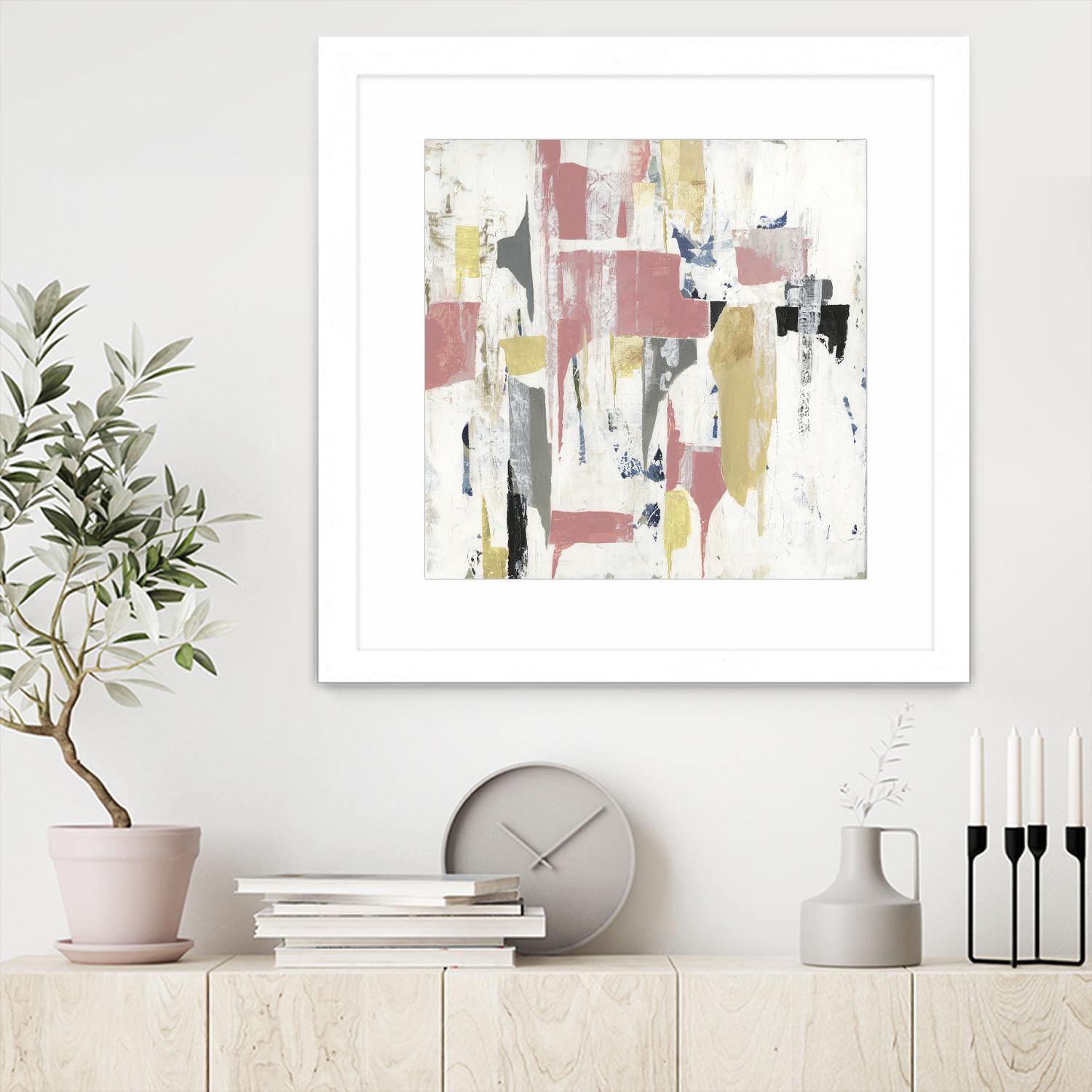 Mid Century by PI Studio on GIANT ART - yellow abstract