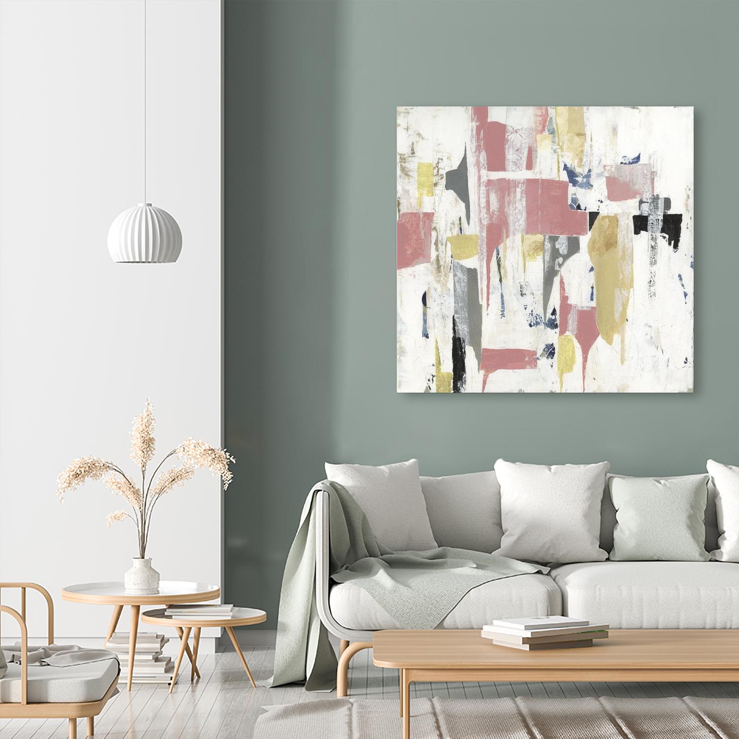 Mid Century by PI Studio on GIANT ART - yellow abstract