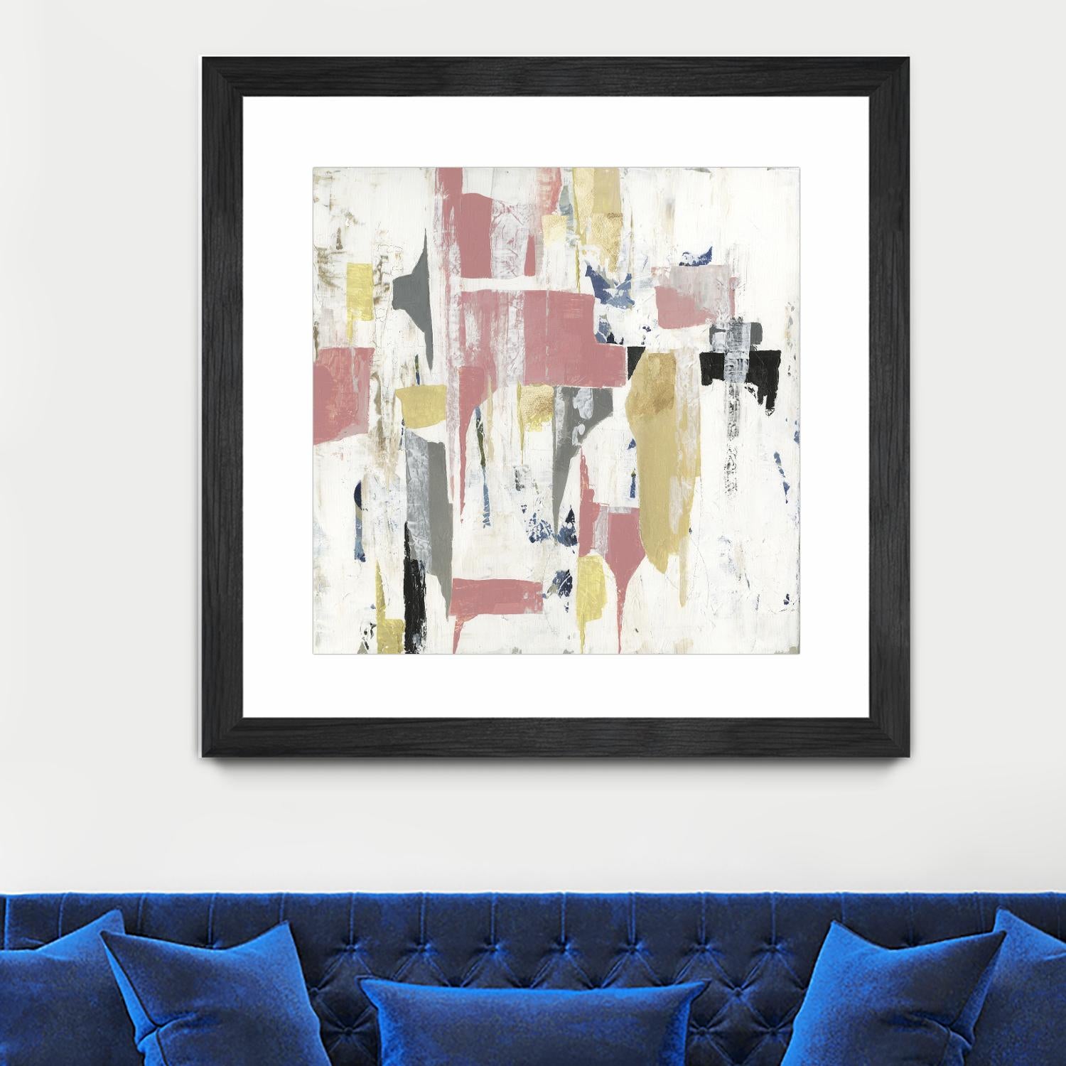Mid Century by PI Studio on GIANT ART - yellow abstract