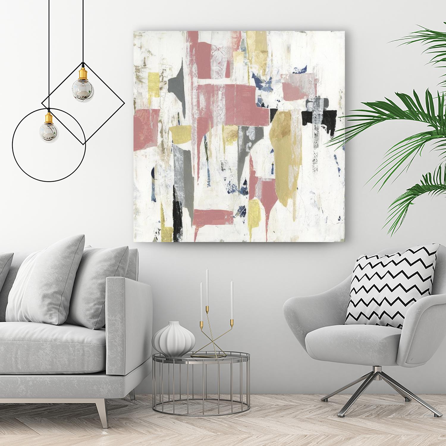 Mid Century by PI Studio on GIANT ART - yellow abstract