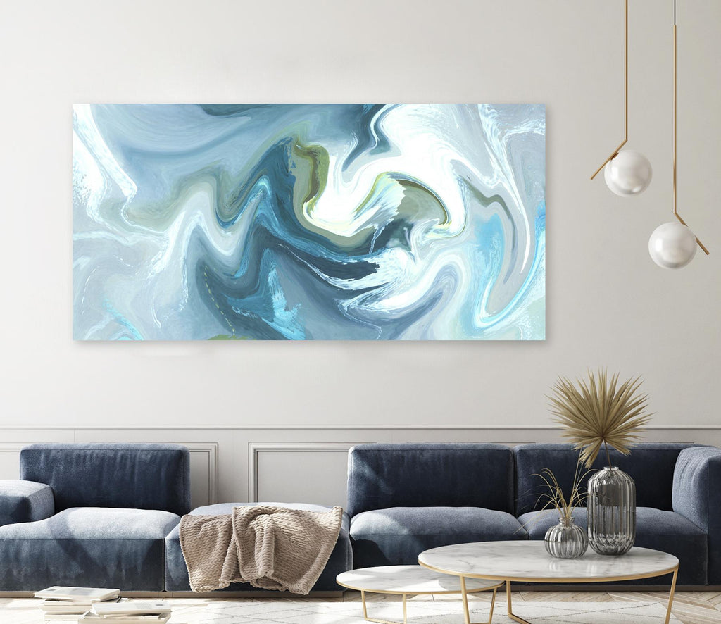Blue Lake by PI Studio on GIANT ART - blue abstract