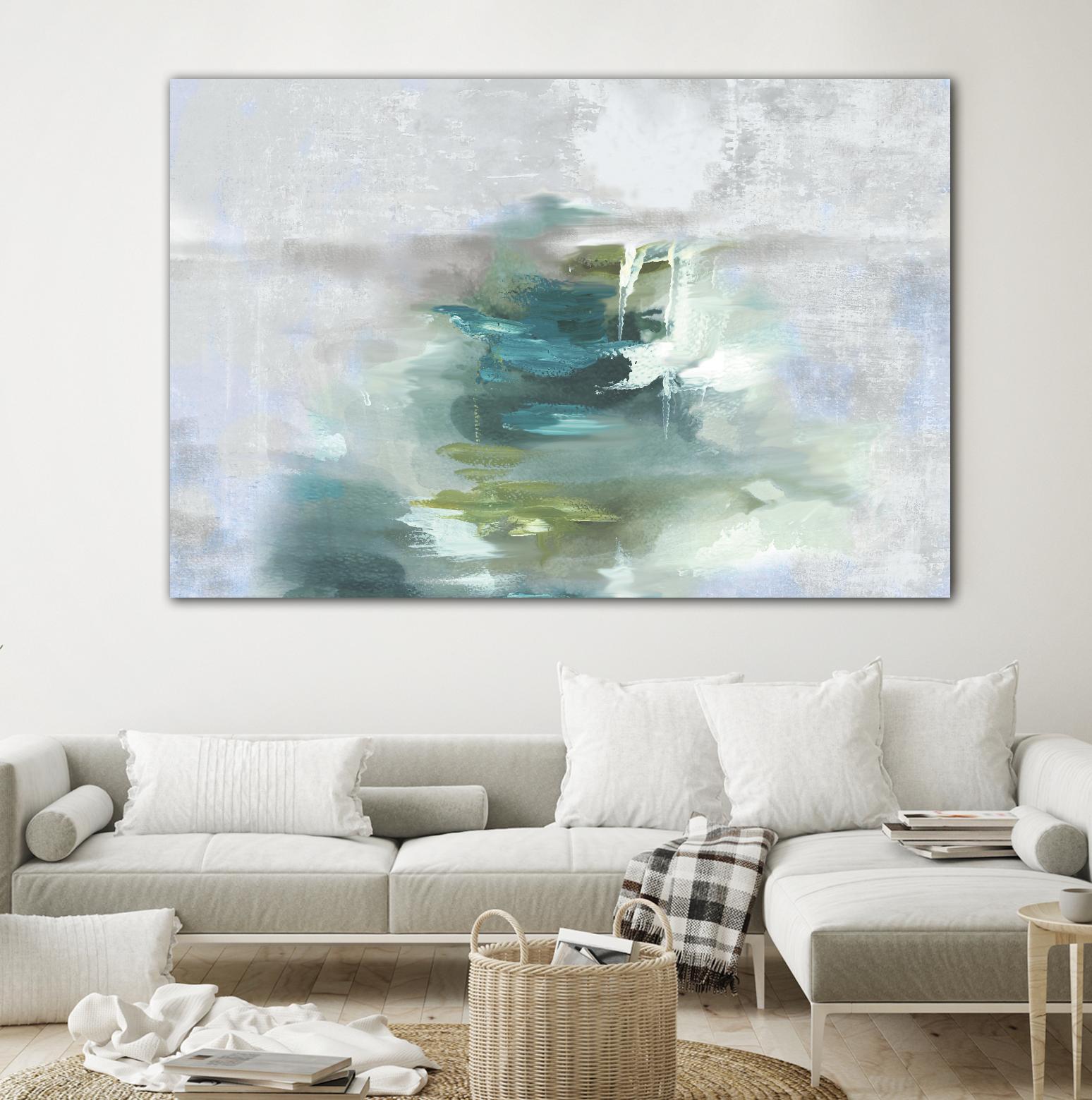 Sunset Glow I by PI Studio on GIANT ART - blue abstract