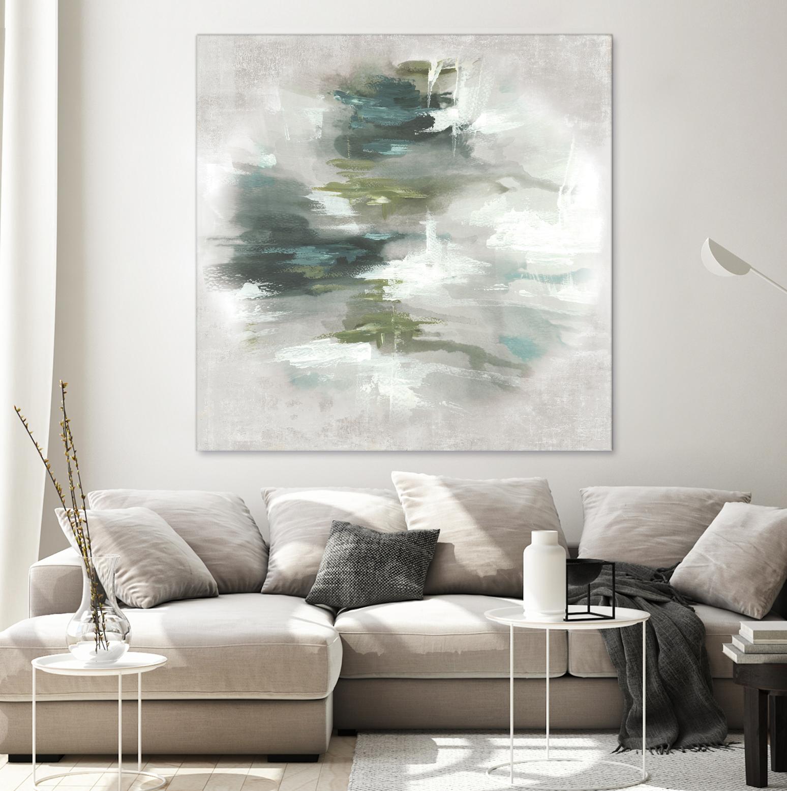 Sunset Glow II by PI Studio on GIANT ART - grey abstract