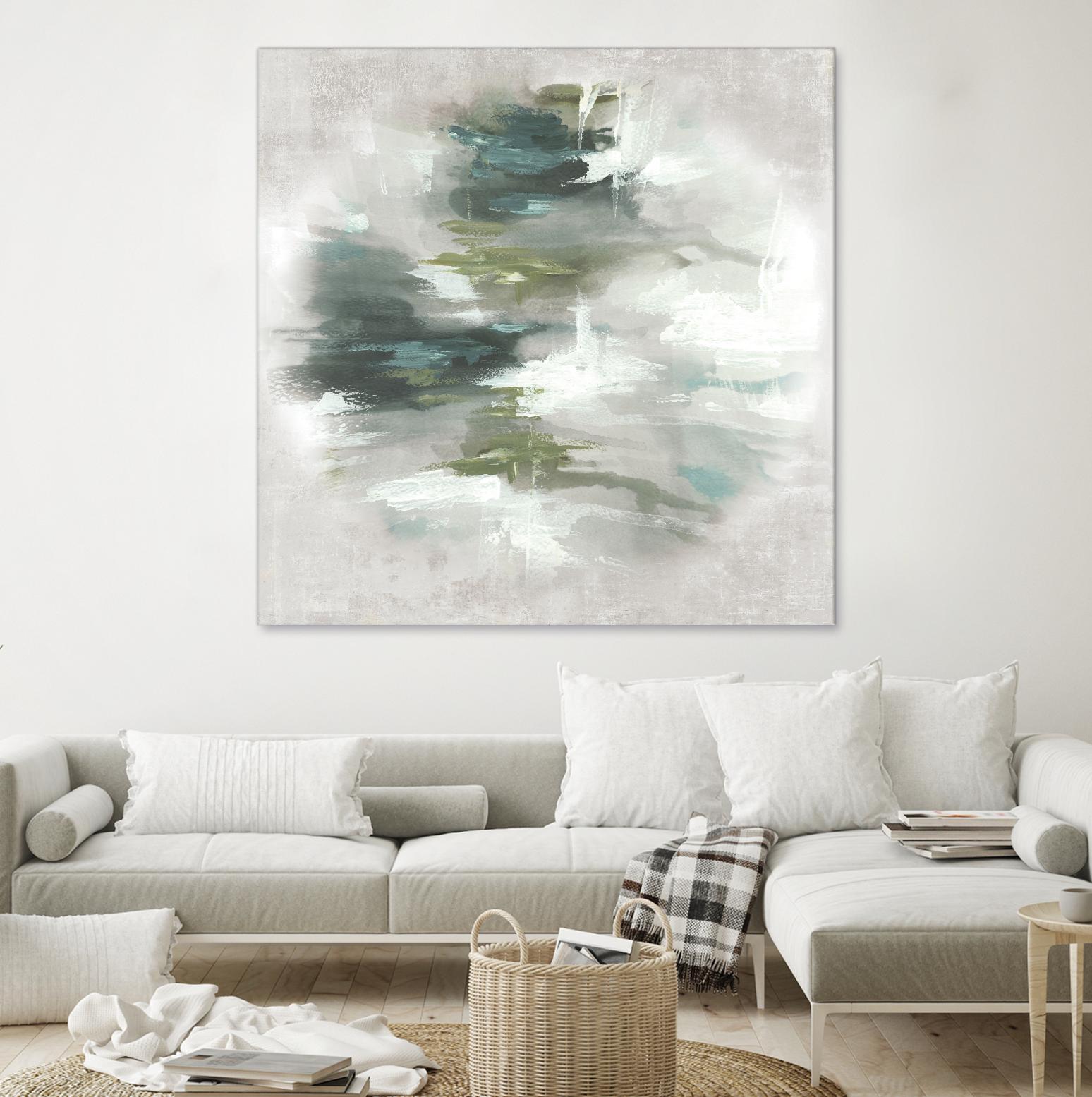 Sunset Glow II by PI Studio on GIANT ART - grey abstract