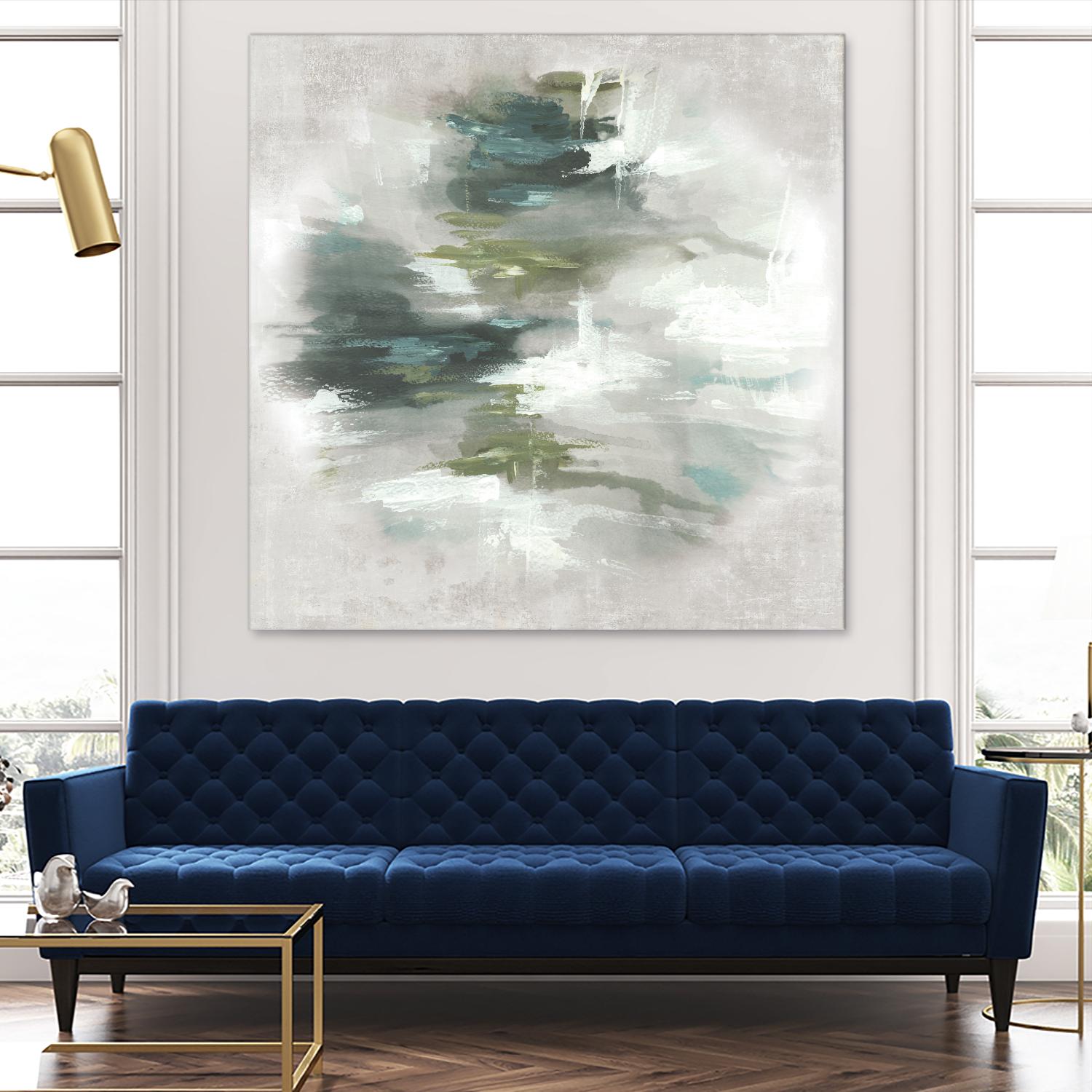 Sunset Glow II by PI Studio on GIANT ART - grey abstract