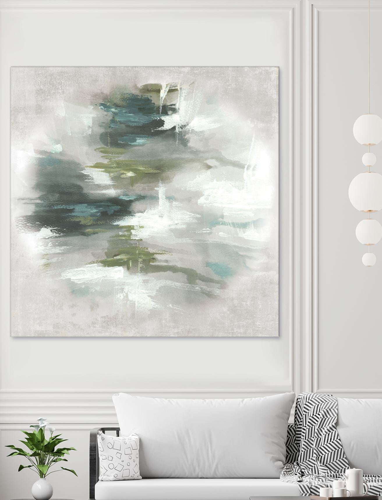 Sunset Glow II by PI Studio on GIANT ART - grey abstract