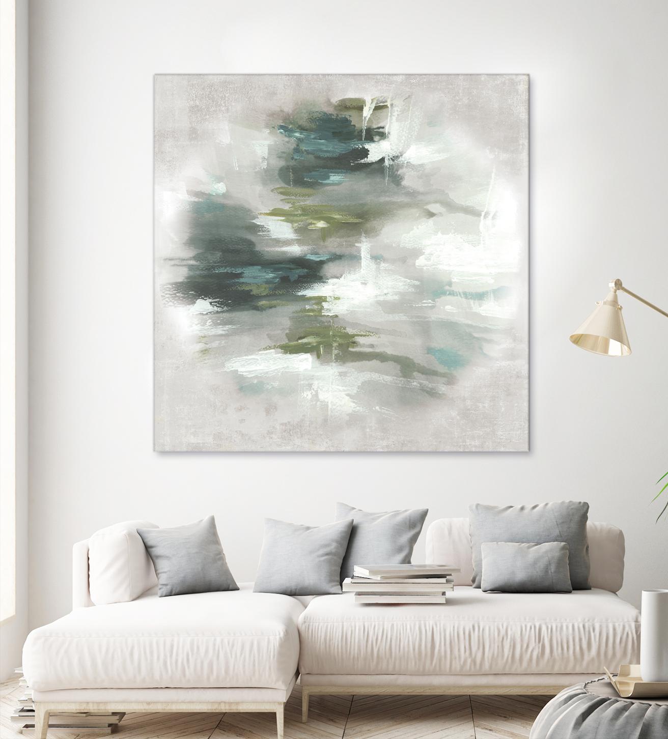 Sunset Glow II by PI Studio on GIANT ART - grey abstract