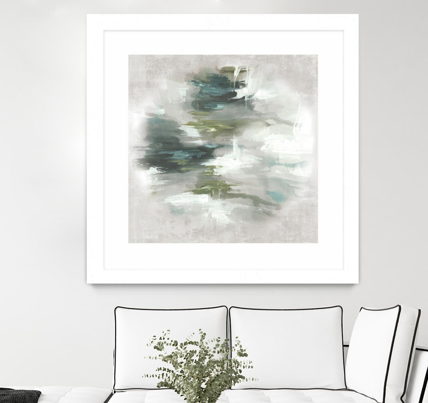 Sunset Glow II by PI Studio on GIANT ART - grey abstract