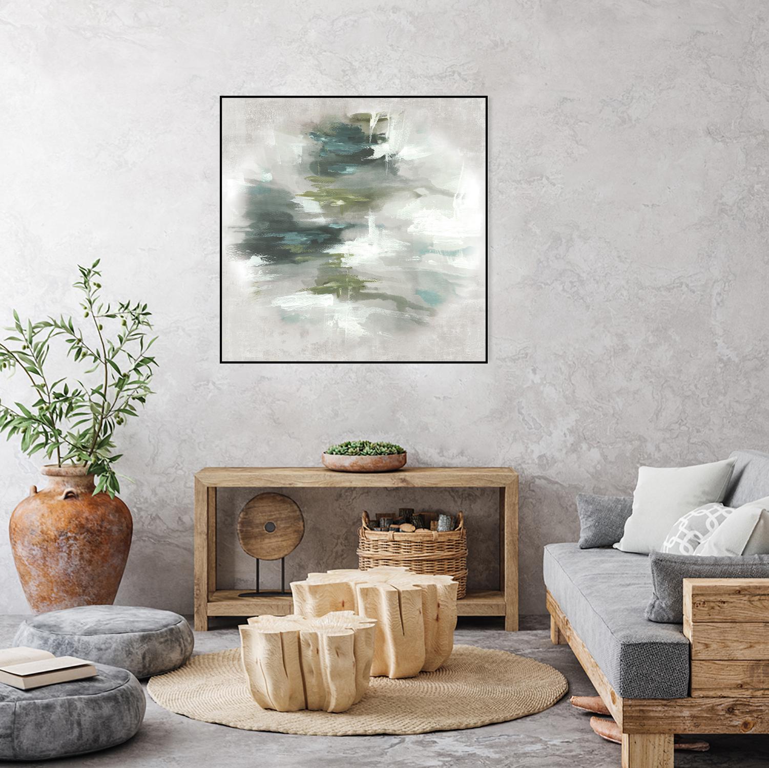 Sunset Glow II by PI Studio on GIANT ART - grey abstract