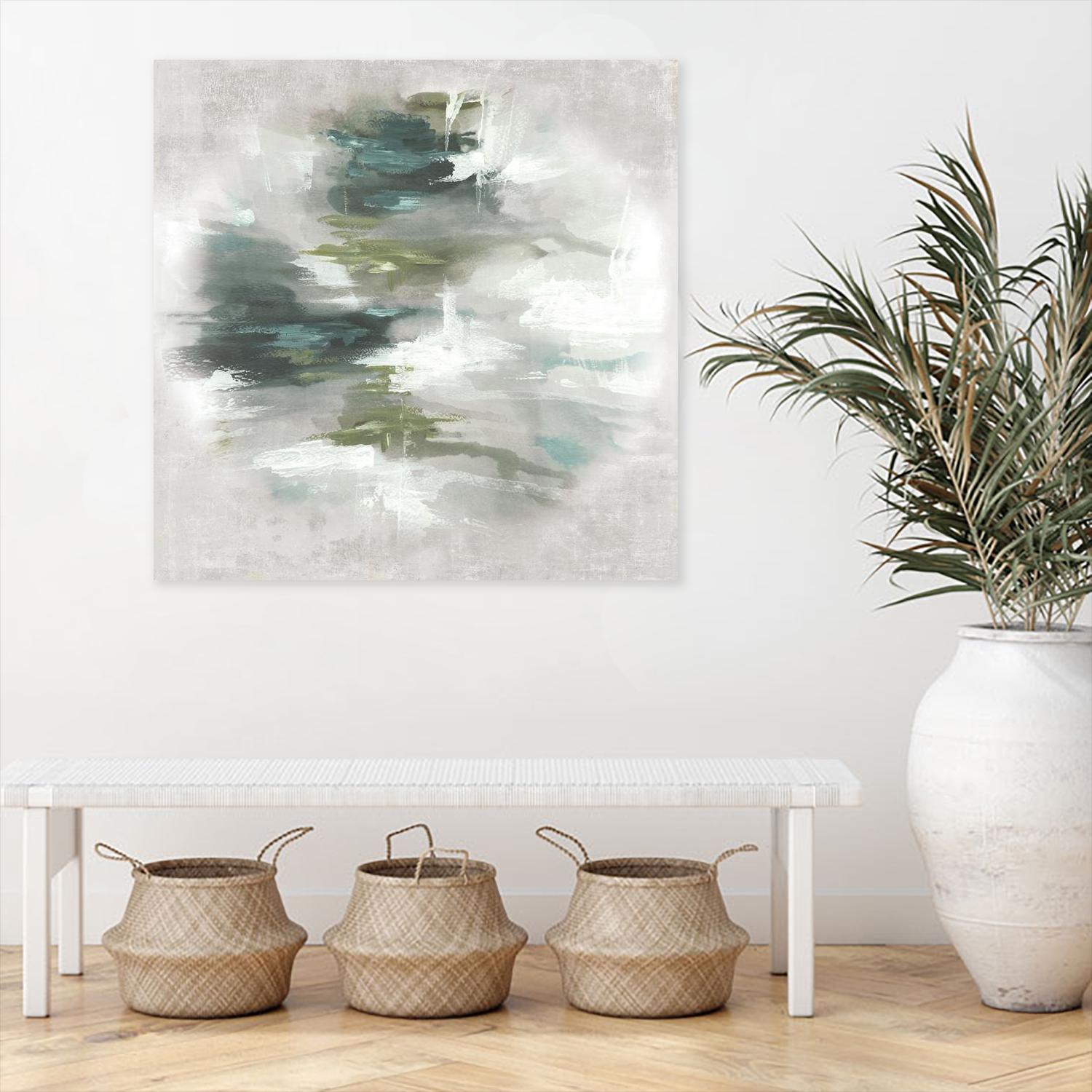 Sunset Glow II by PI Studio on GIANT ART - grey abstract