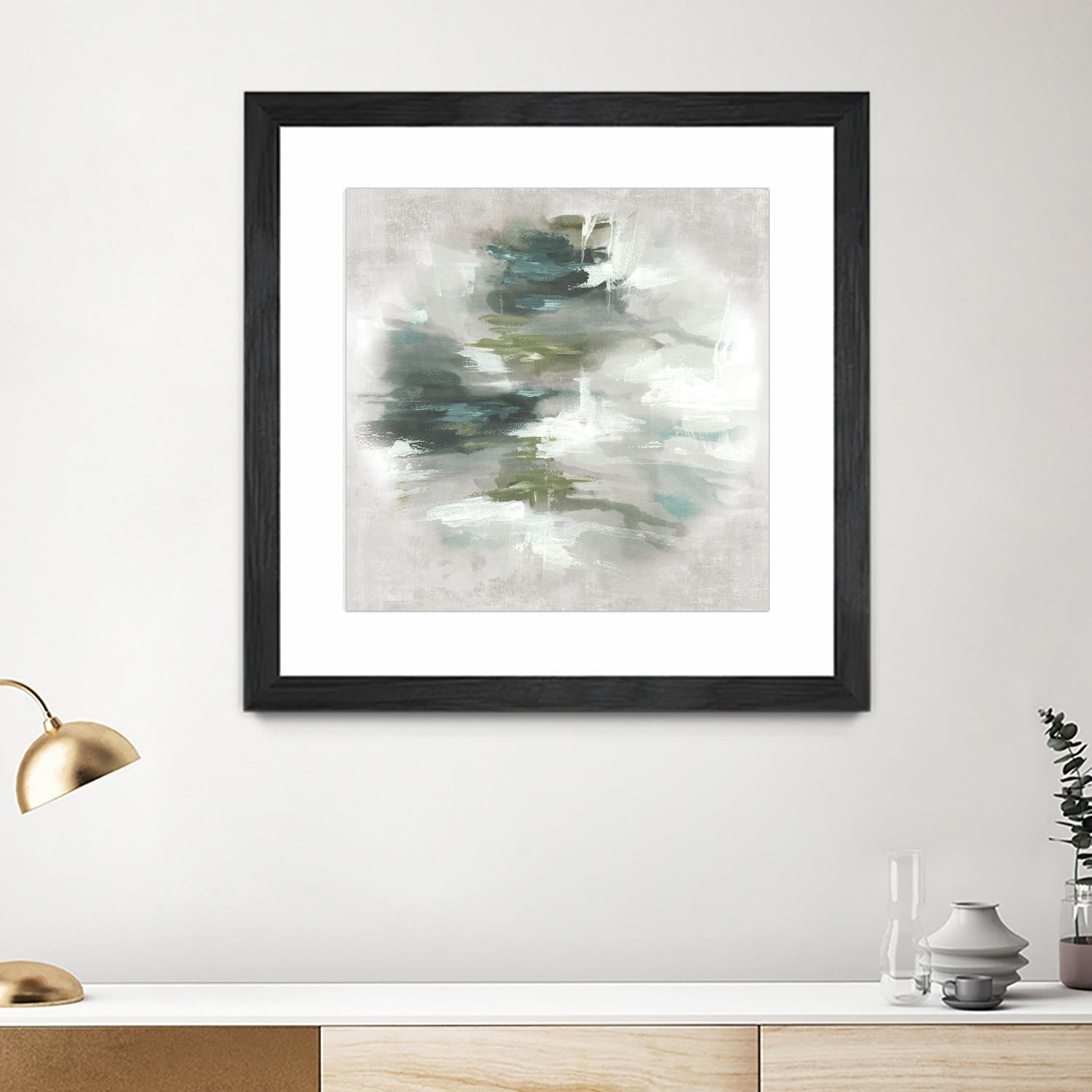 Sunset Glow II by PI Studio on GIANT ART - grey abstract