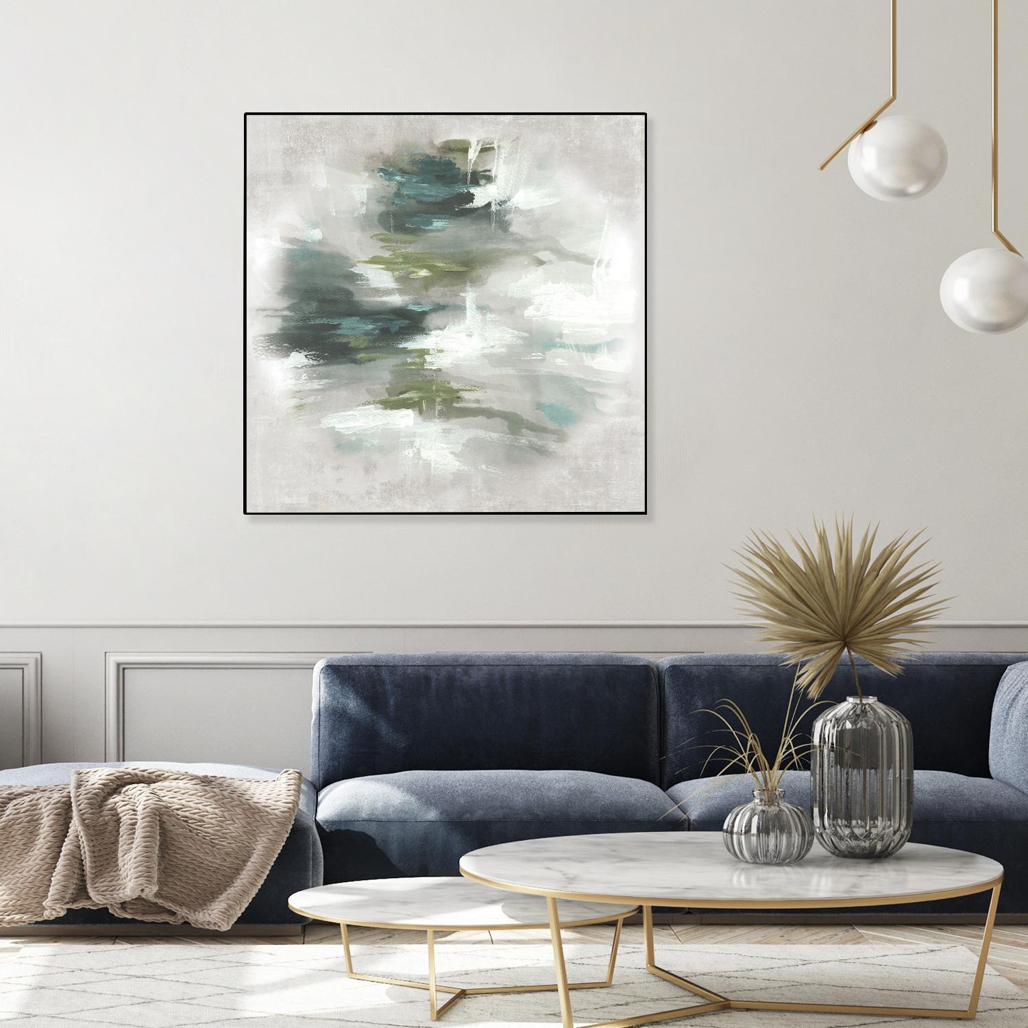 Sunset Glow II by PI Studio on GIANT ART - grey abstract