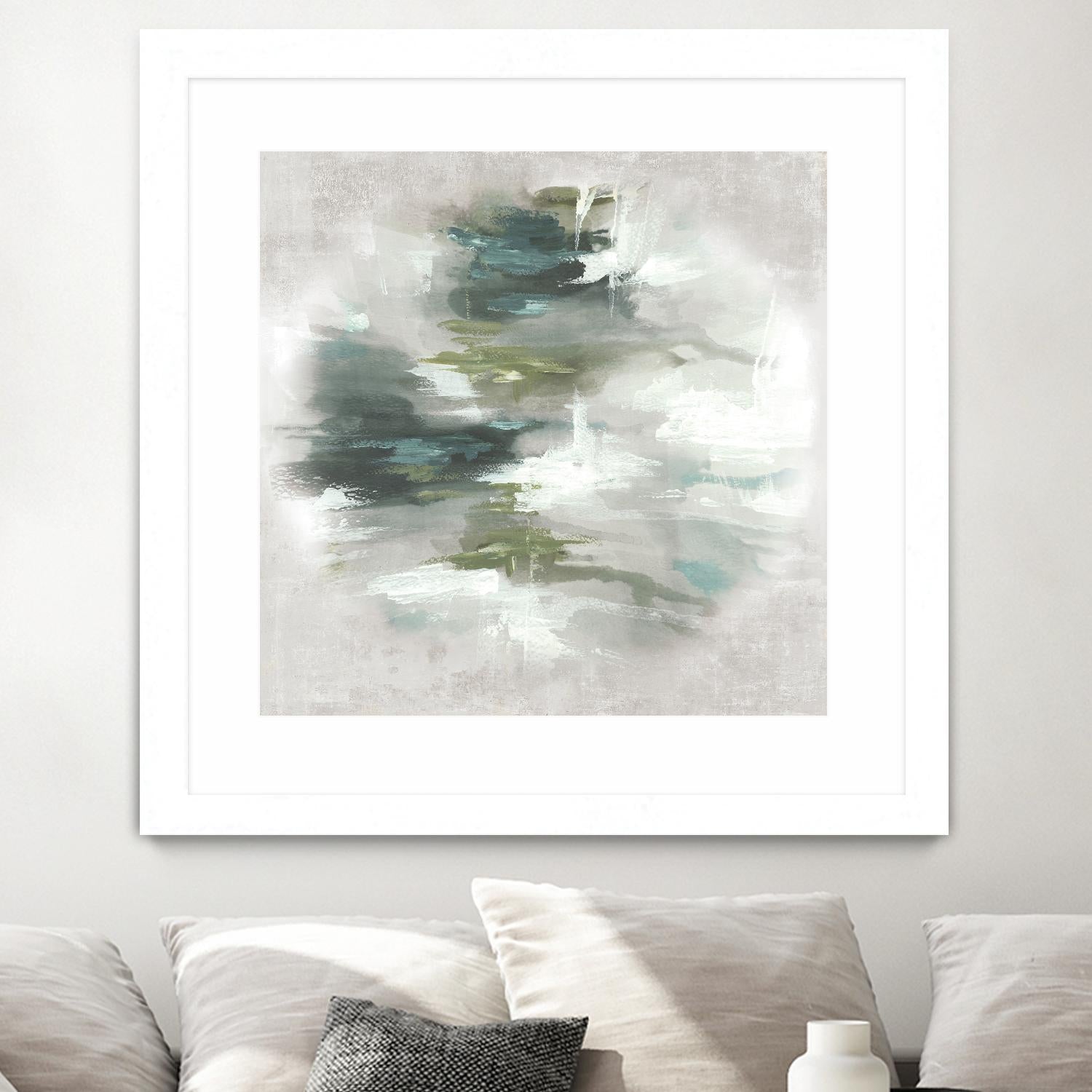 Sunset Glow II by PI Studio on GIANT ART - grey abstract