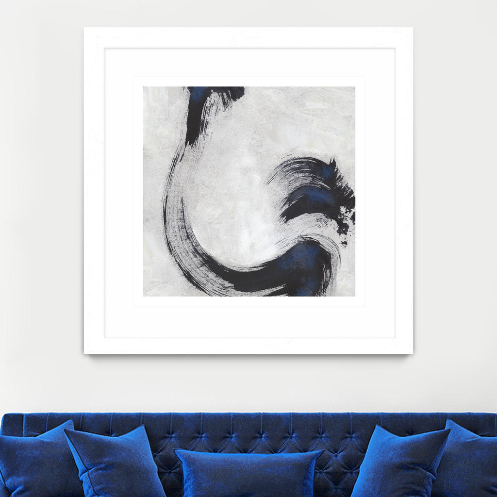 Stroke I by PI Studio on GIANT ART - blue abstract